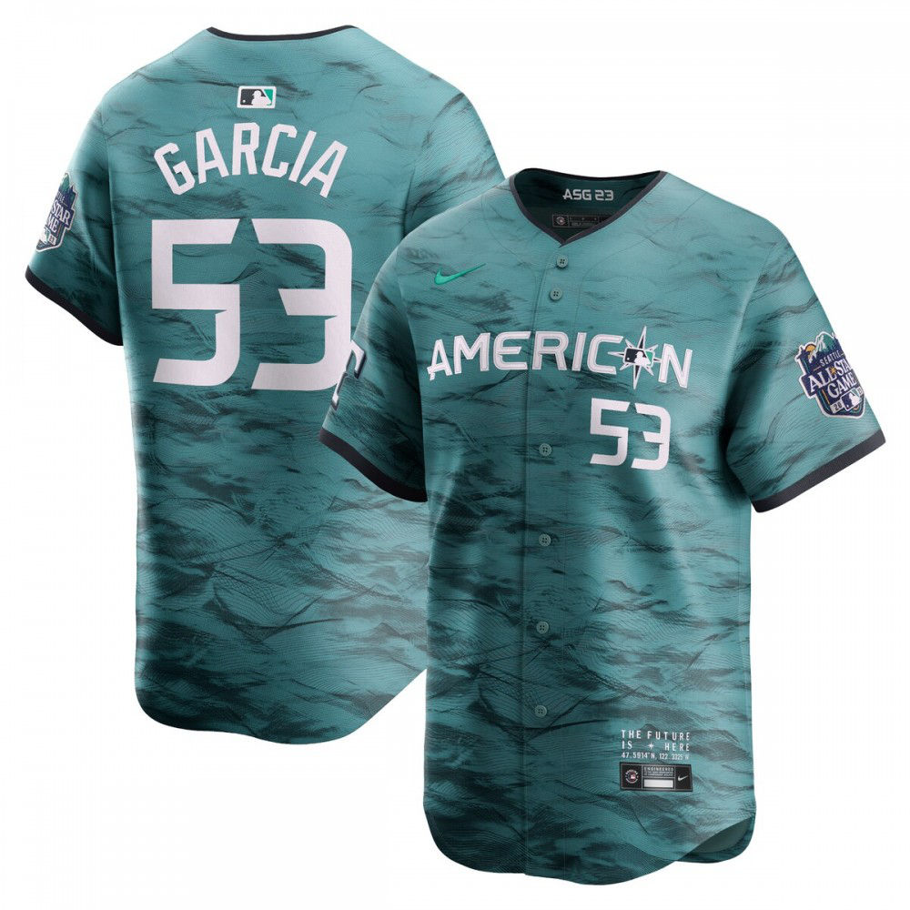 Adolis Garcia American League 2023 MLB All-Star Game Limited Player Jersey - Teal-Pro Kit Vault | Brand New 26/27 Sports Jerseys